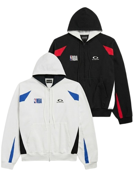Balenciaga Nba Hoodie Black&White